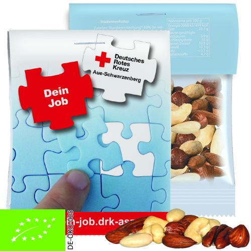 Bio NusskernMix, ca. 15g, Express Midi-Tüte mit Werbereiter