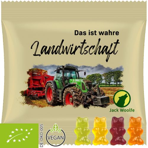 Bio Gummibärchen ohne Gelatine, ca. 30g, Maxi-Tüte