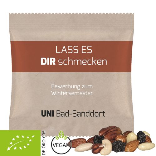 Bio Studentenfutter, ca. 30g, Maxi-Tüte