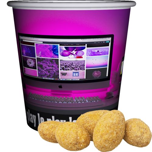 Erdnüsse Barbecue, ca. 30g, Snackbecher Mini