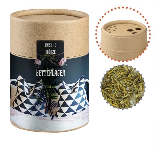 Gewürzmischung Rosmarin-Salz, ca. 90g, Biologisch abbaubarer Eco Pappstreuer Midi