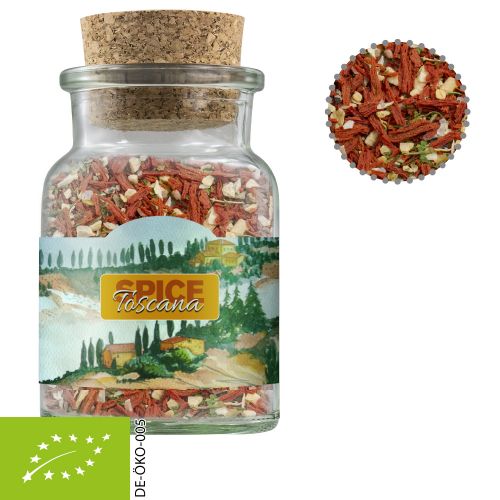 Bio Gewürzmischung Toskanische Bruchetta, ca. 50g, Korkenglas